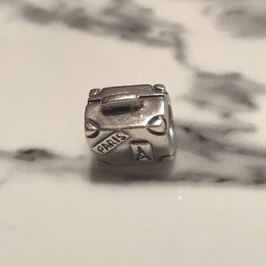 Authentic Pandora Luggage Charm - Sterling Silver